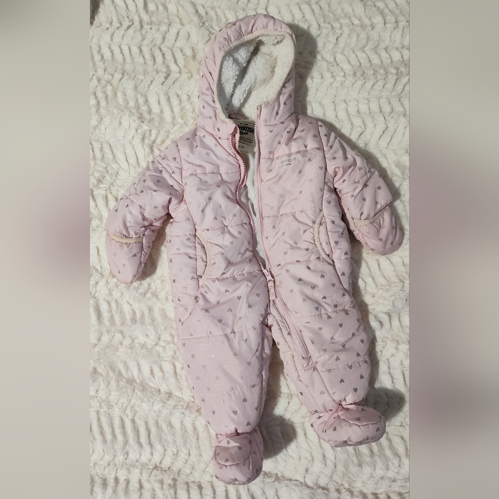 OshKosh B'gosh Light Pink Baby Footie